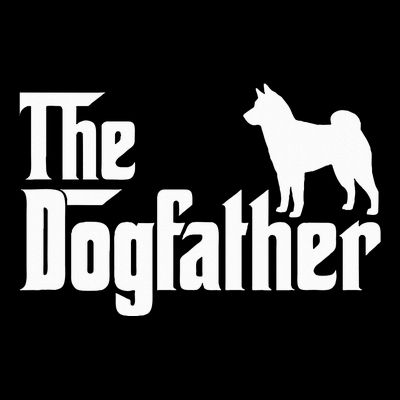Shiba Inu The Dogfather Dog Dad Papa T-Shirt