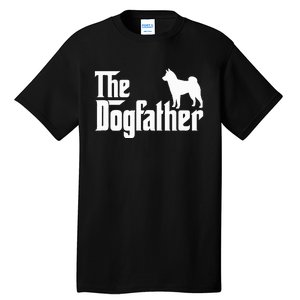 Shiba Inu The Dogfather Dog Dad Papa Tall T-Shirt