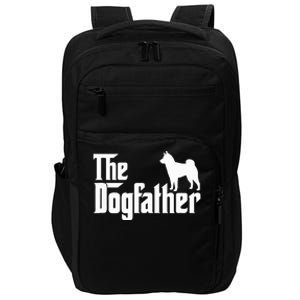 Shiba Inu The Dogfather Dog Dad Papa Impact Tech Backpack