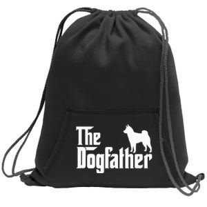 Shiba Inu The Dogfather Dog Dad Papa Sweatshirt Cinch Pack Bag