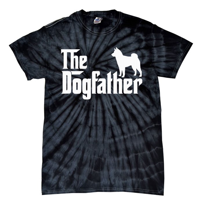 Shiba Inu The Dogfather Dog Dad Papa Tie-Dye T-Shirt