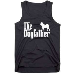 Shiba Inu The Dogfather Dog Dad Papa Tank Top