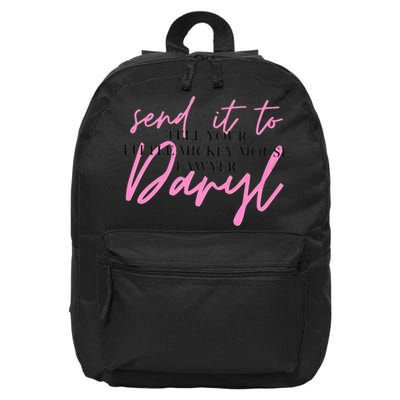 Send It To Daryl 16 in Basic Backpack
