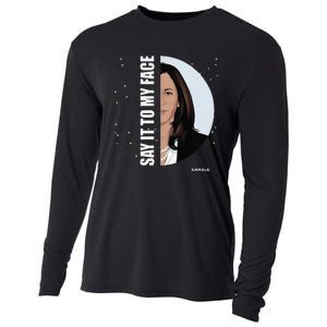 Say It To My Face Kamala Cooling Performance Long Sleeve Crew