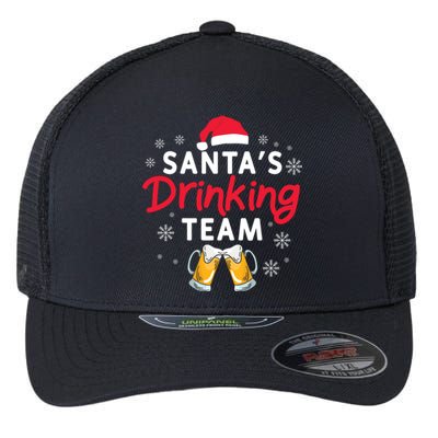 Santa's Ing Team Holiday Ing Lover Xmas Party Gift Flexfit Unipanel Trucker Cap