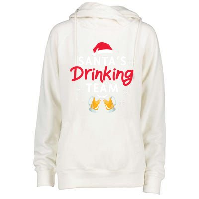 Santa's Ing Team Holiday Ing Lover Xmas Party Gift Womens Funnel Neck Pullover Hood