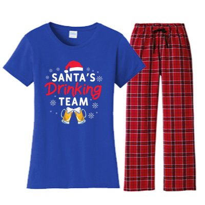 Santa's Ing Team Holiday Ing Lover Xmas Party Gift Women's Flannel Pajama Set