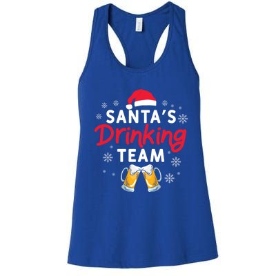 Santa's Ing Team Holiday Ing Lover Xmas Party Gift Women's Racerback Tank