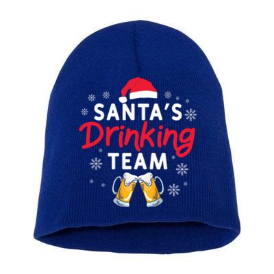 Santa's Ing Team Holiday Ing Lover Xmas Party Gift Short Acrylic Beanie