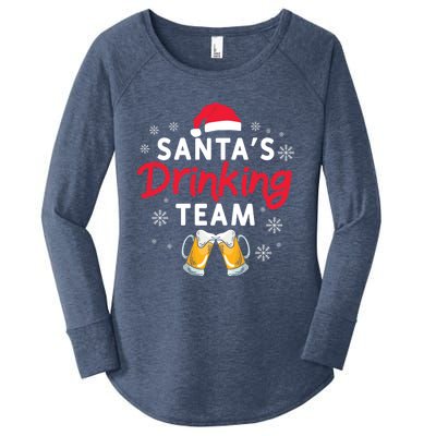 Santa's Ing Team Holiday Ing Lover Xmas Party Gift Women's Perfect Tri Tunic Long Sleeve Shirt