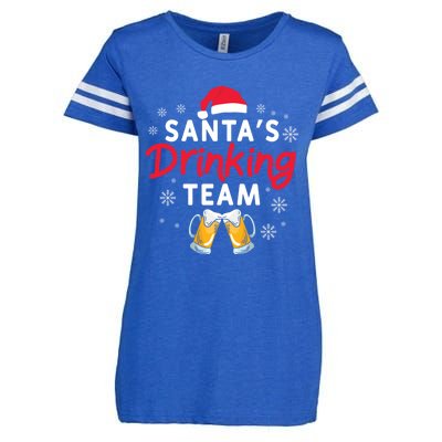 Santa's Ing Team Holiday Ing Lover Xmas Party Gift Enza Ladies Jersey Football T-Shirt