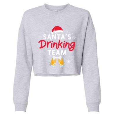 Santa's Ing Team Holiday Ing Lover Xmas Party Gift Cropped Pullover Crew