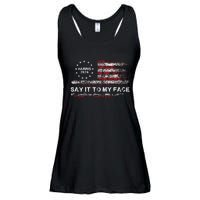 Say It To My Face Funny Kamala Harris 2024 Ladies Essential Flowy Tank