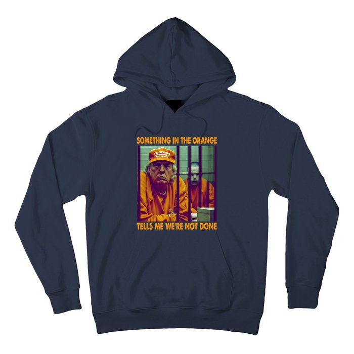 Something In The Orange Tells Me We're Not Done Donald Trump Hoodie