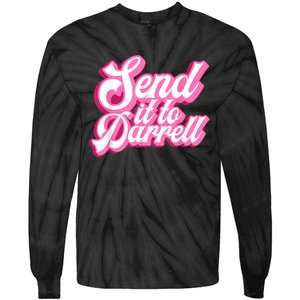 Send It To Darrell Tie-Dye Long Sleeve Shirt