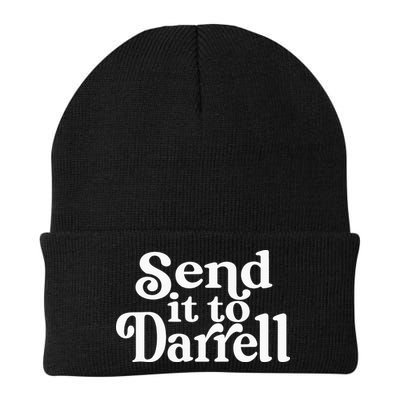 Send it to Darrell Funny Quote Darrell Send it to Daryl Knit Cap Winter Beanie