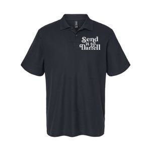 Send it to Darrell Funny Quote Darrell Send it to Daryl Softstyle Adult Sport Polo