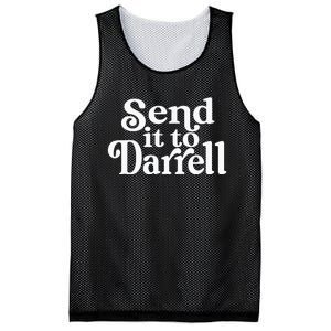 Send it to Darrell Funny Quote Darrell Send it to Daryl Mesh Reversible Basketball Jersey Tank