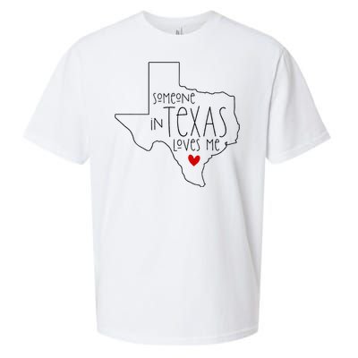 Someone In Texas Loves Me Sueded Cloud Jersey T-Shirt