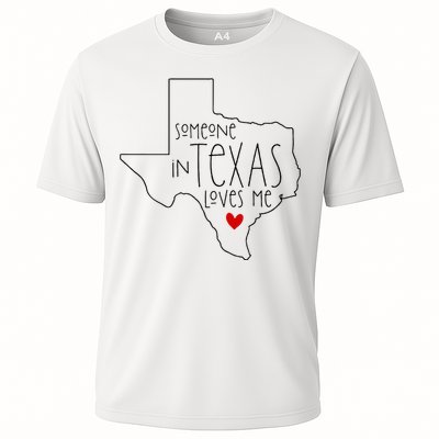 Someone In Texas Loves Me Cooling Performance Crew T-Shirt