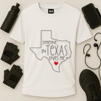 Someone In Texas Loves Me Cooling Performance Crew T-Shirt