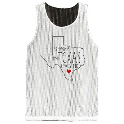 Someone In Texas Loves Me Mesh Reversible Basketball Jersey Tank