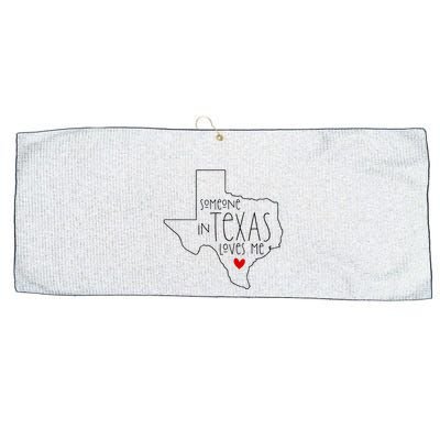 Someone In Texas Loves Me Large Microfiber Waffle Golf Towel