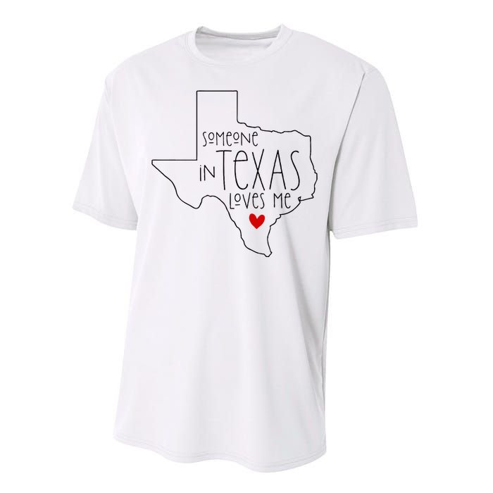 Someone In Texas Loves Me Performance Sprint T-Shirt