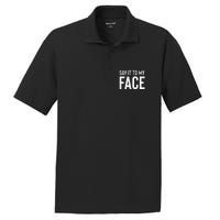 Say It To My Face! Funny PosiCharge RacerMesh Polo