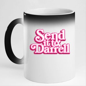 Send It To Darrell 11oz Black Color Changing Mug