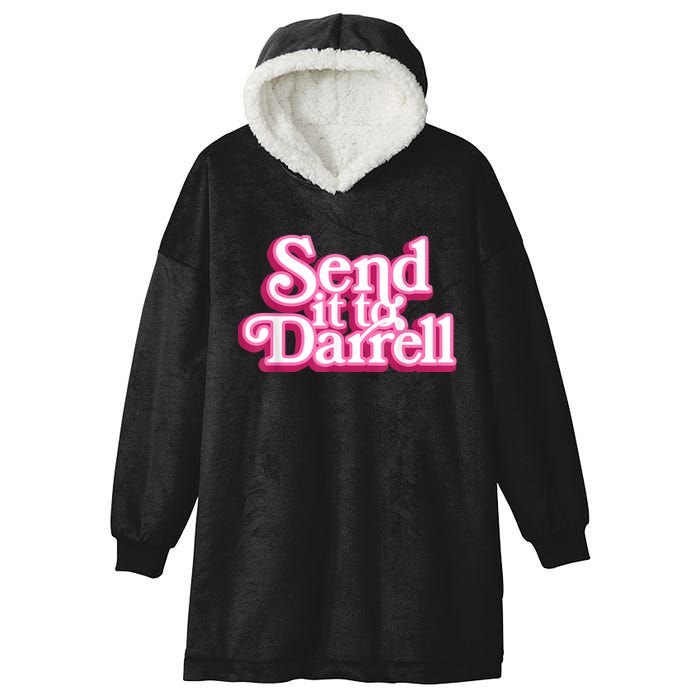 Send It To Darrell Hooded Wearable Blanket