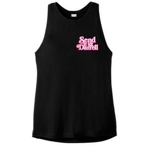 Send It To Darrell Ladies PosiCharge Tri-Blend Wicking Tank