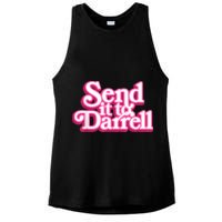 Send It To Darrell Ladies PosiCharge Tri-Blend Wicking Tank
