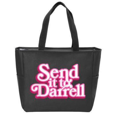 Send It To Darrell Zip Tote Bag