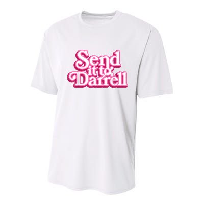 Send It To Darrell Youth Performance Sprint T-Shirt