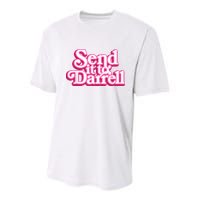 Send It To Darrell Youth Performance Sprint T-Shirt