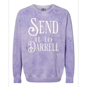 Send It To Darrell Colorblast Crewneck Sweatshirt