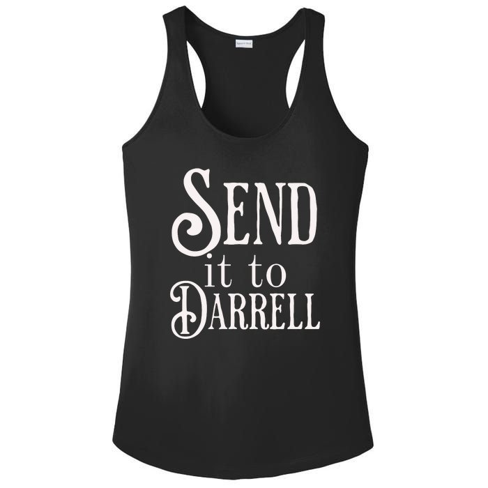 Send It To Darrell Ladies PosiCharge Competitor Racerback Tank