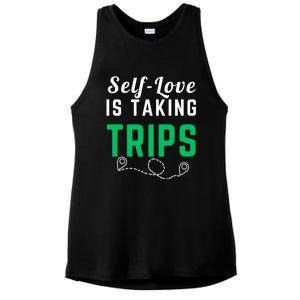 Slove Is Taking Trips For Life Gift Ladies PosiCharge Tri-Blend Wicking Tank