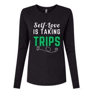 Slove Is Taking Trips For Life Gift Womens Cotton Relaxed Long Sleeve T-Shirt