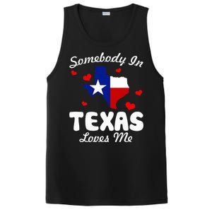 Somebody In Texas Loves Me Funny Gift PosiCharge Competitor Tank