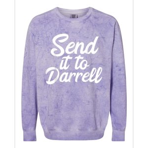 Send It To Darrell Colorblast Crewneck Sweatshirt