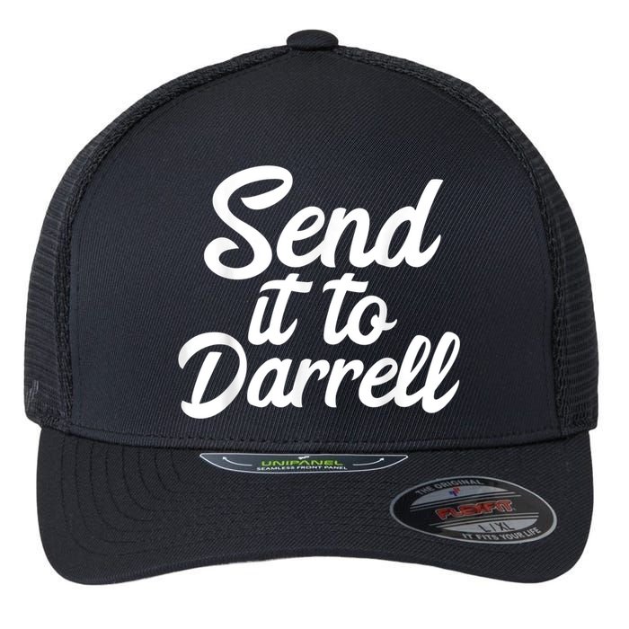 Send It To Darrell Flexfit Unipanel Trucker Cap