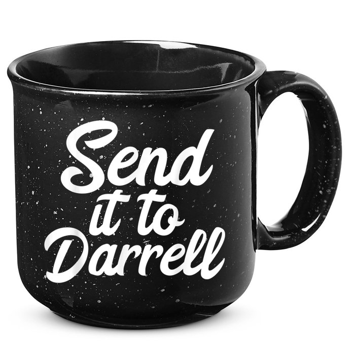 Send It To Darrell 15oz Campfire Ceramic Mug