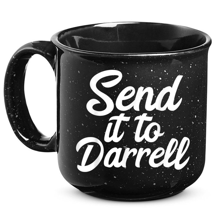 Send It To Darrell 15oz Campfire Ceramic Mug