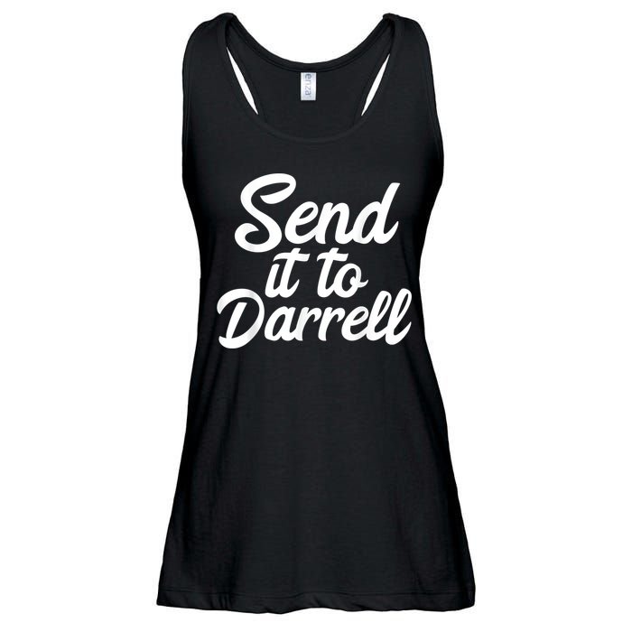 Send It To Darrell Ladies Essential Flowy Tank