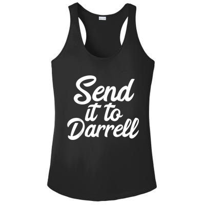 Send It To Darrell Ladies PosiCharge Competitor Racerback Tank