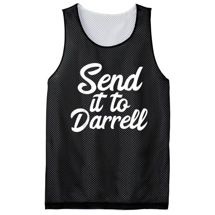 Send It To Darrell Mesh Reversible Basketball Jersey Tank