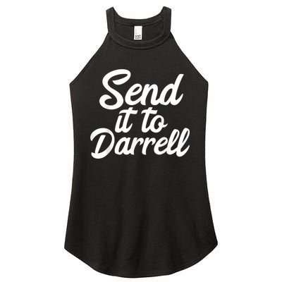 Send It To Darrell Women's Perfect Tri Rocker Tank