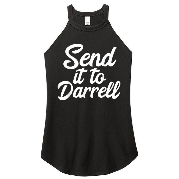 Send It To Darrell Women's Perfect Tri Rocker Tank
